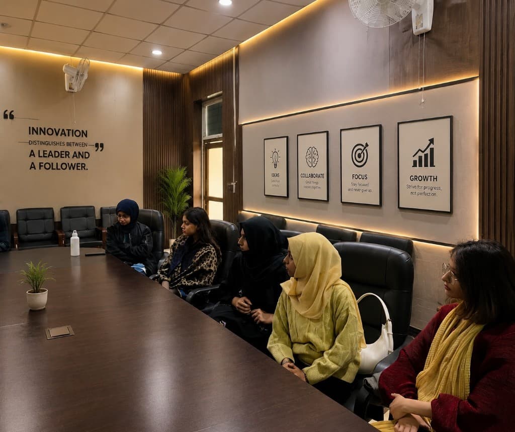 Students in an AIPS seminar session
